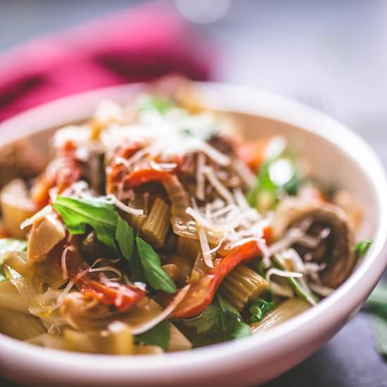 Slow Cooker Spicy Pasta