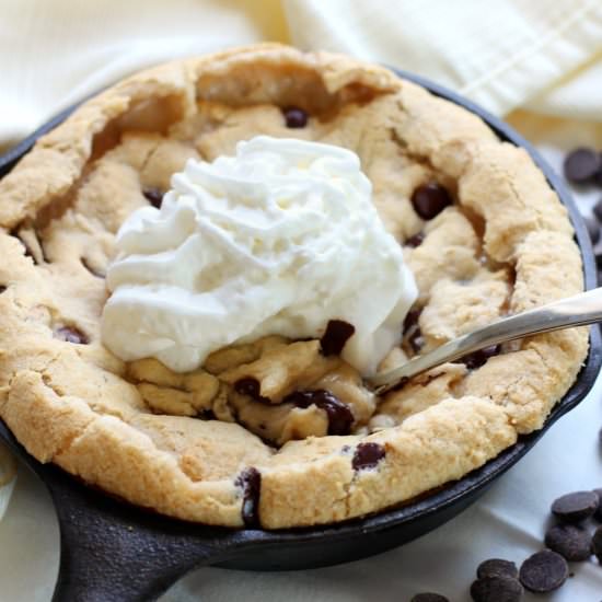 Chocolate Chip Skillet Cookie