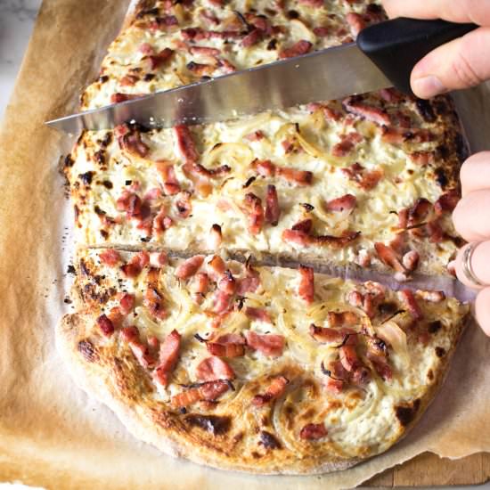 Flammekueche (Alsatian Pizza)
