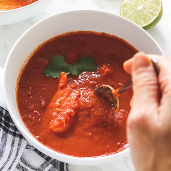 Curried Coconut Tomato Soup