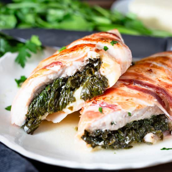 Bacon Wrapped Stuffed Turkey