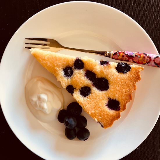 Easy Gluten Free Blueberry Cake
