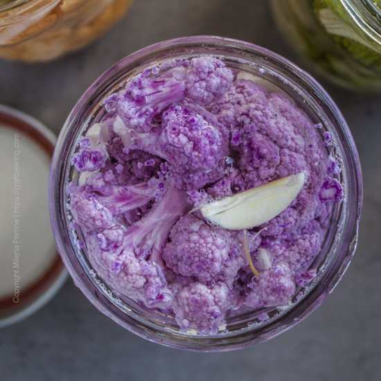 Lacto Fermented Cauliflower