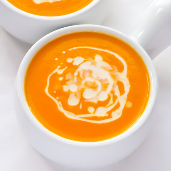 Carrot Ginger Coconut Soup
