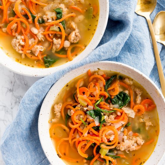 White Bean and Chicken Sausage Soup