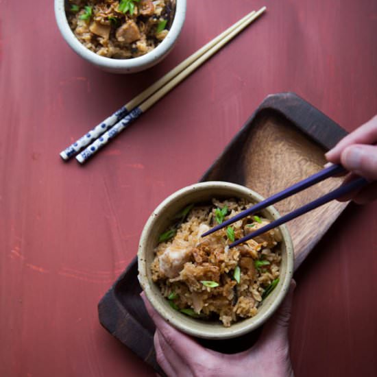 Easy Yam (Taro) Rice