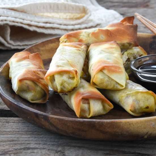 Baked spring rolls