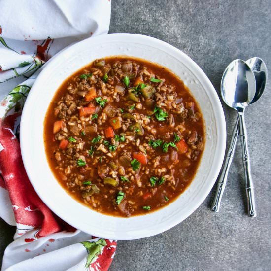 Stuffed Pepper Soup