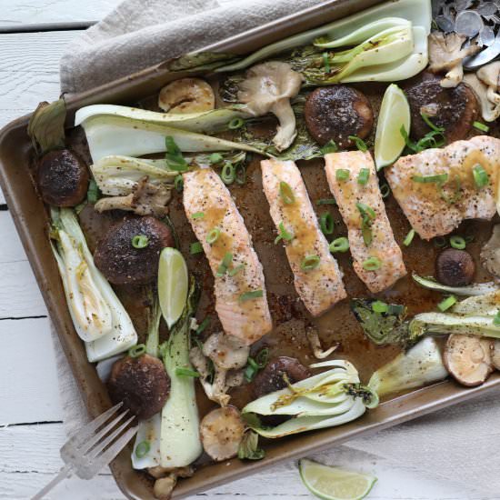 Orange Sesame Ginger Salmon