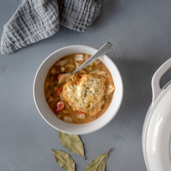 Chickpeas and Dumplings