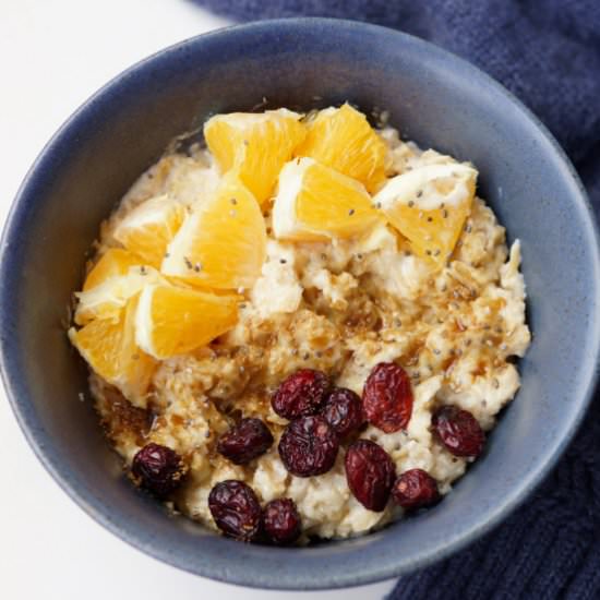 Gluten free and vegan porridge