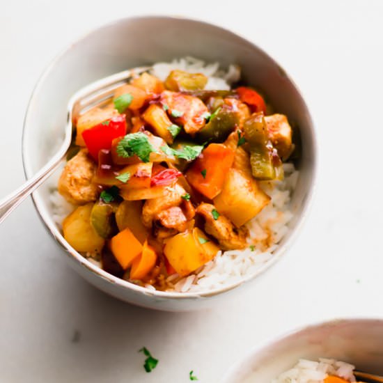 One Pan Hawaiian Chicken