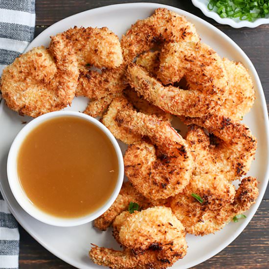 Paleo Air Fryer Coconut Shrimp
