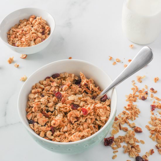 Ginger Cranberry Granola