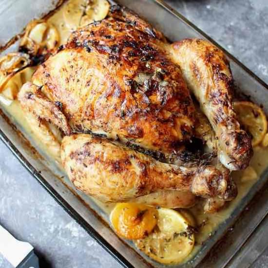 Zesty roasted chicken