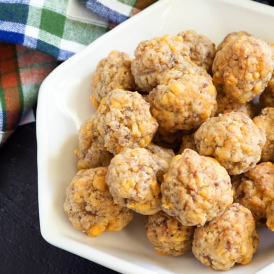 Sausage Balls without Bisquick