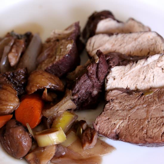 Farm Style Pork with Chestnuts