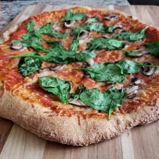 Whole Wheat Pizza Crust