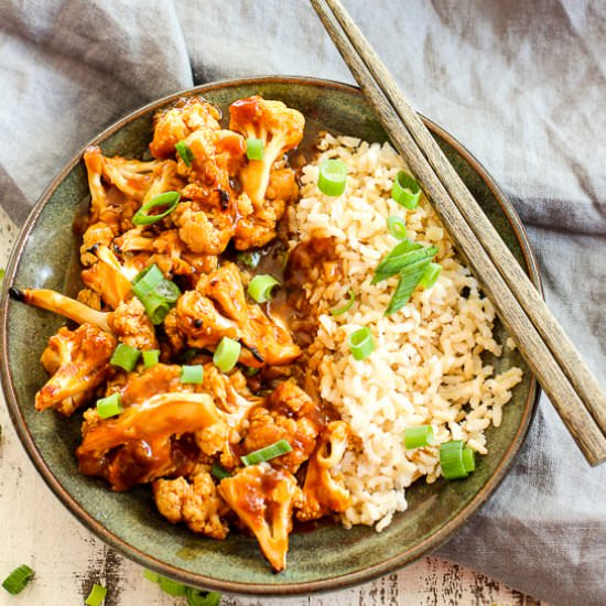 General Tso’s Cauliflower Bites