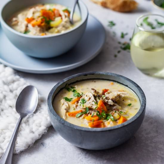 Creamy Chicken And Wild Rice Soup