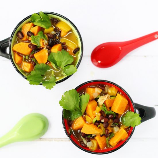 Black Bean Sweet Potato Soup