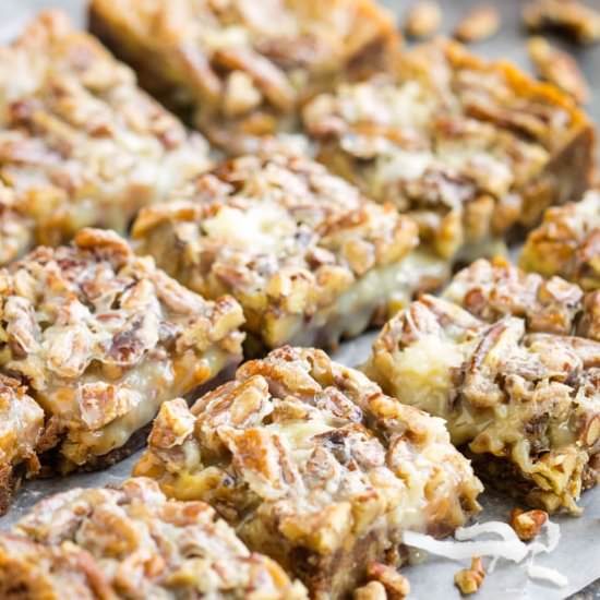 Pecan Pie Magic Cookie Bars