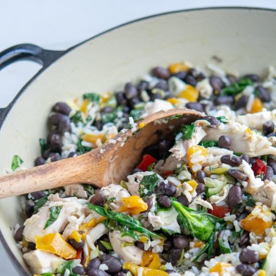 Chicken & Black Bean Skillet