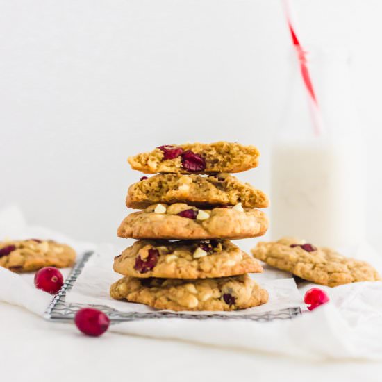 White Chocolate Cranberry Cookies