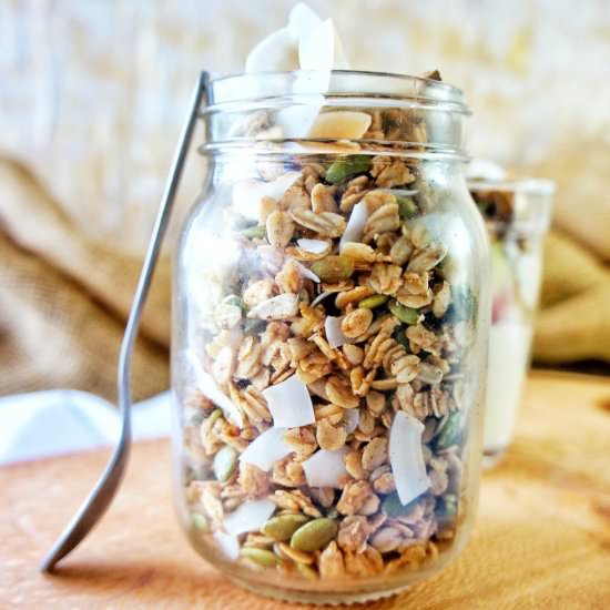 Homemade Coconut Granola