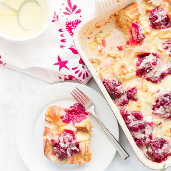Holiday Breakfast Bread Pudding