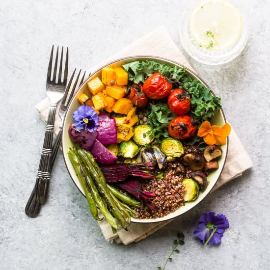 Roasted Veggie Winter Bliss Bowl