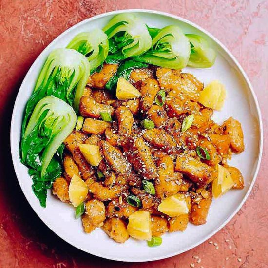 Healthy Baked Orange Chicken