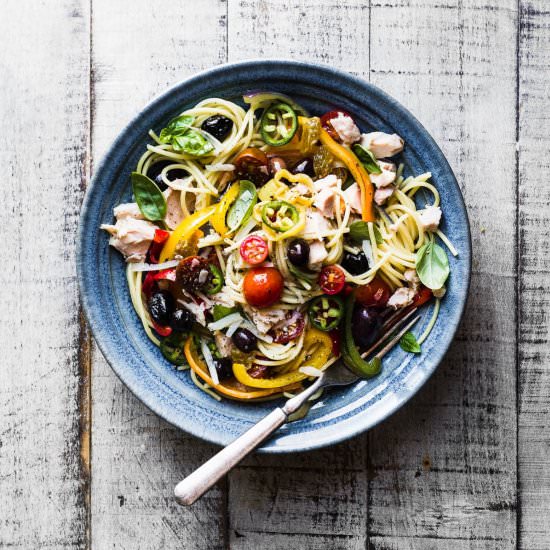 Spaghetti Peperonata