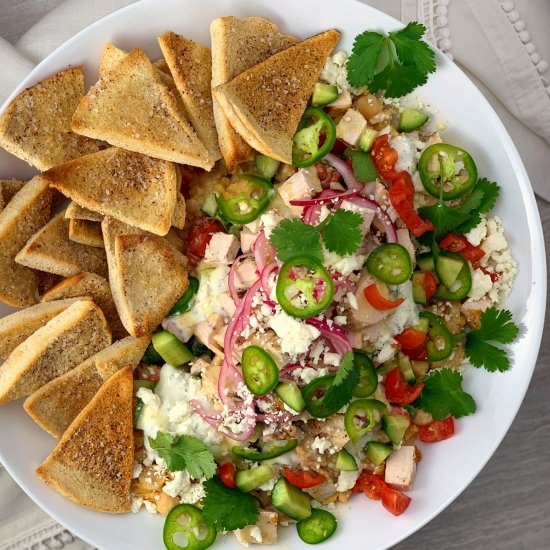7-Layer Mediterranean Nachos