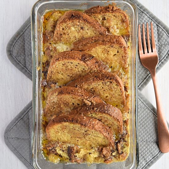 Gluten free Baked French Toast