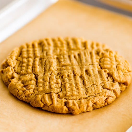 One Peanut Butter Cookie for Two