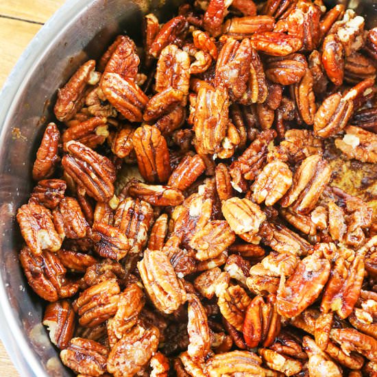 CANDIED PECANS RECIPE