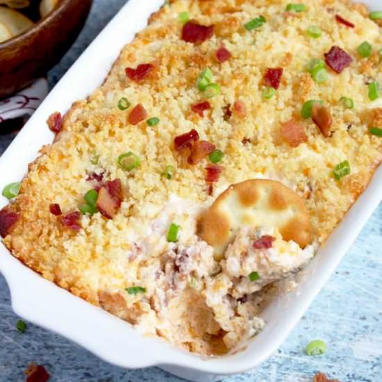 Warm and Cheesy Bacon Dip