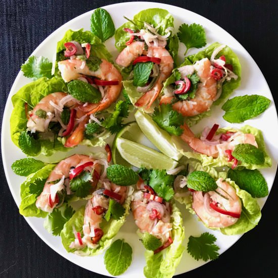 Thai Inspired Prawn Salad