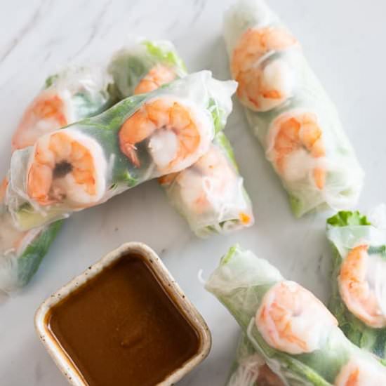 shrimp spring rolls