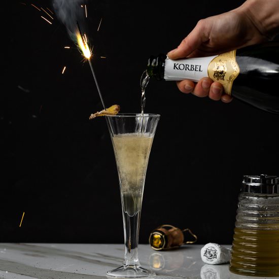 The Ginger Champagne Sparkler