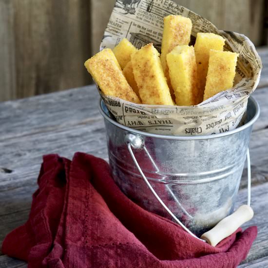 Baked Truffle Polenta Fries