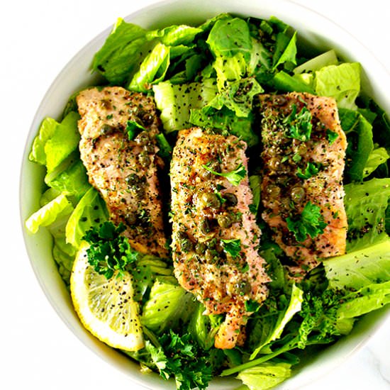 Lemon Salmon Piccata