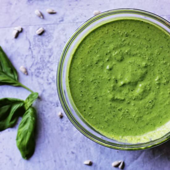 Nut-Free Vegan Pesto
