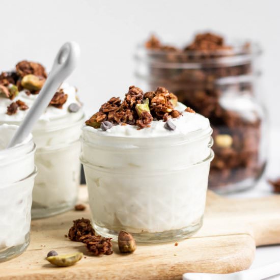 Chocolate Pistachio Granola