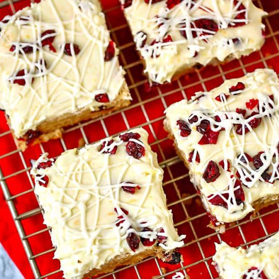 Copycat Cranberry Bliss Bars
