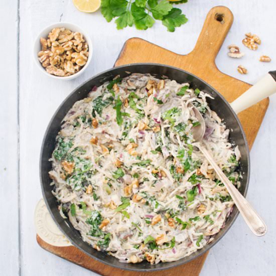 Creamy Celeriac Noodles