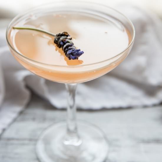 Lavender Grapefruit Mimosa