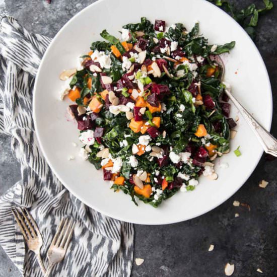 Honey Ginger Beets and Sweets Salad