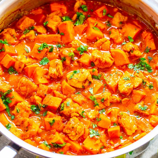 Coconut Lime Chicken Curry